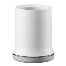 VEVOR Toilet Brush and Holder Set, Toilet Bowl Brush and Holder with Comfortable PP Handle, Compact Bathroom Scrubber Cleaner