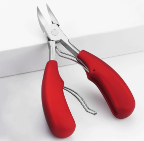 Podiatrist's Toenail Clippers - Toe Nail Clippers For The Elderly - For Thick Toenails And Ingrown Toen (Option: Red)
