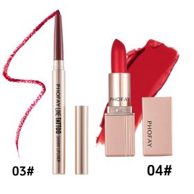 PHOFAY Matte Lipstick (Option: Set5)