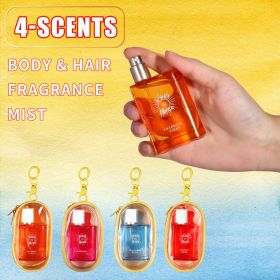 1/4-Piece Fruity Perfume  for Women, Travel-Sized Mini Fragrances with Pouch | Long-Lasting Gourmand Scents for Date Night, Vacation & Gift Givin (89194-89195-89196-89197: 4 PCS(mixed scents))